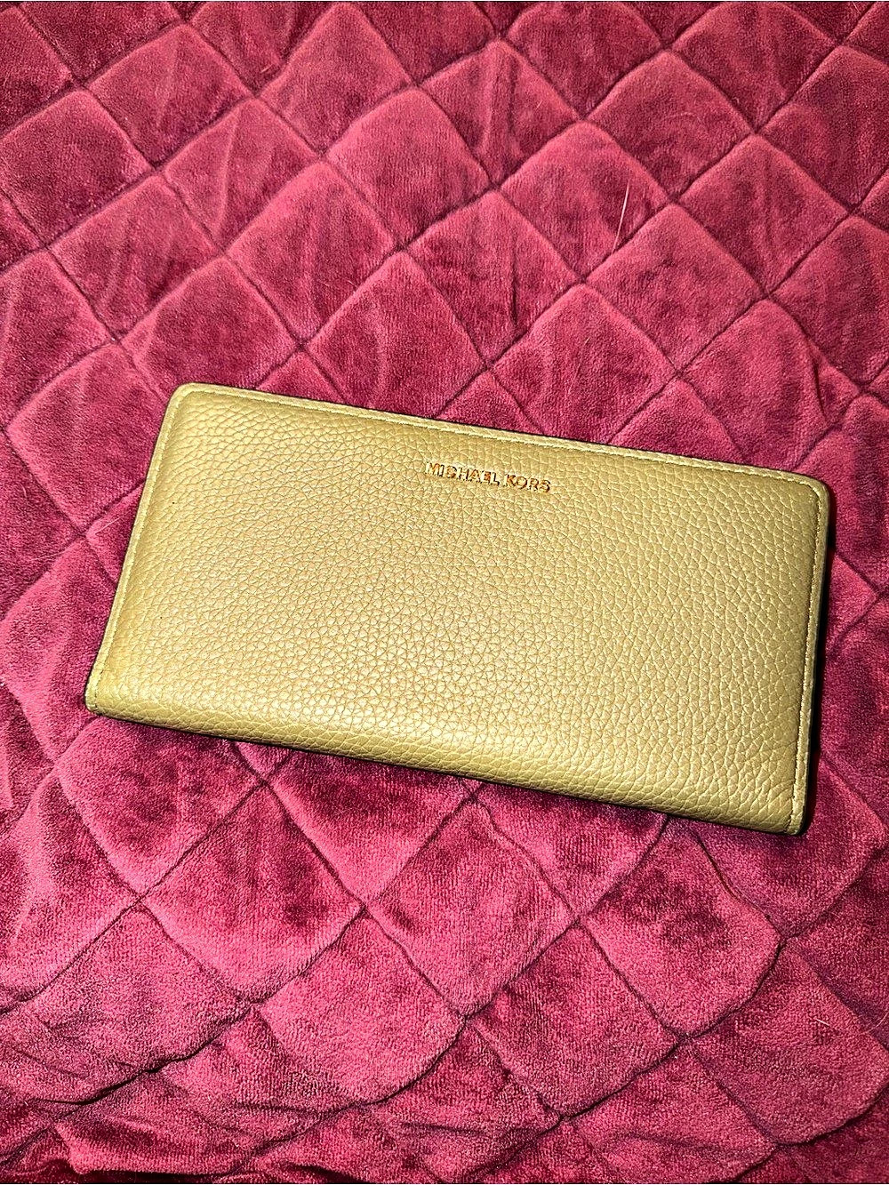 Michael Kors Olive Green Bifold Wallet